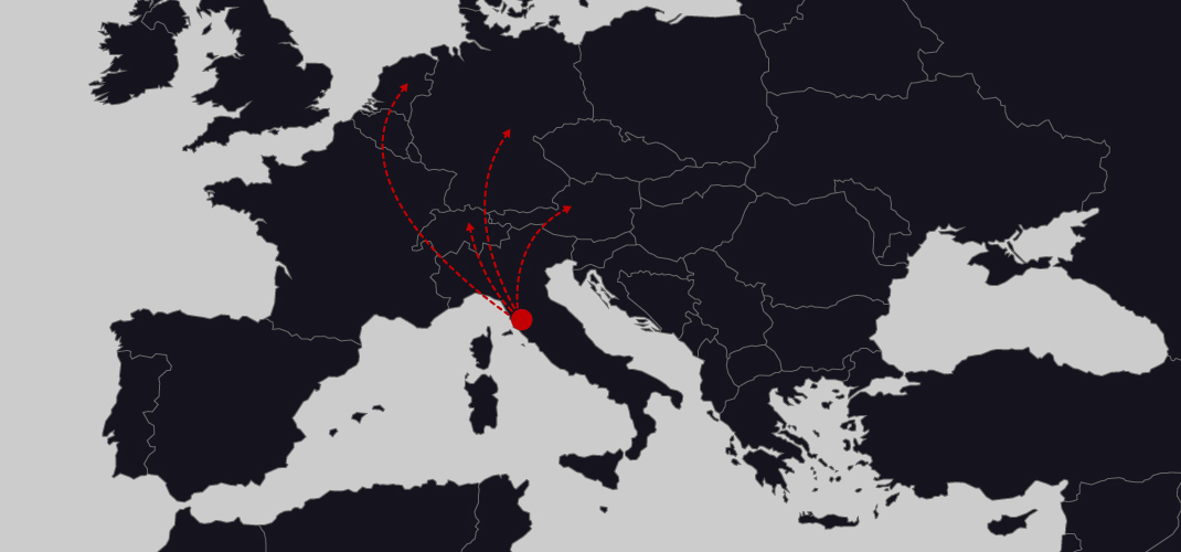 Di Simo Autotrasporti rotte europoee