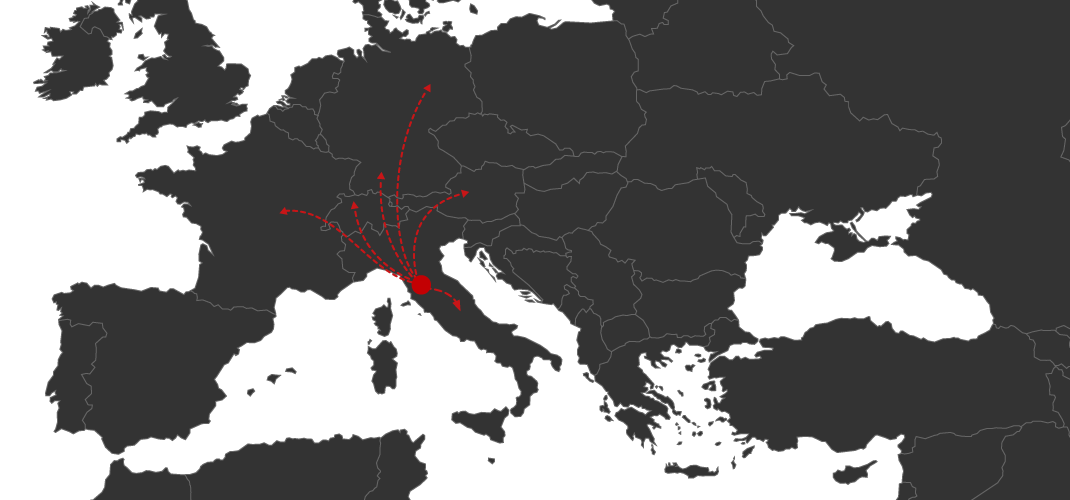 Siamo specializzati inoltre in precise aree geografiche europee, quali la Svizzera, l’Austria, la Francia la Germania