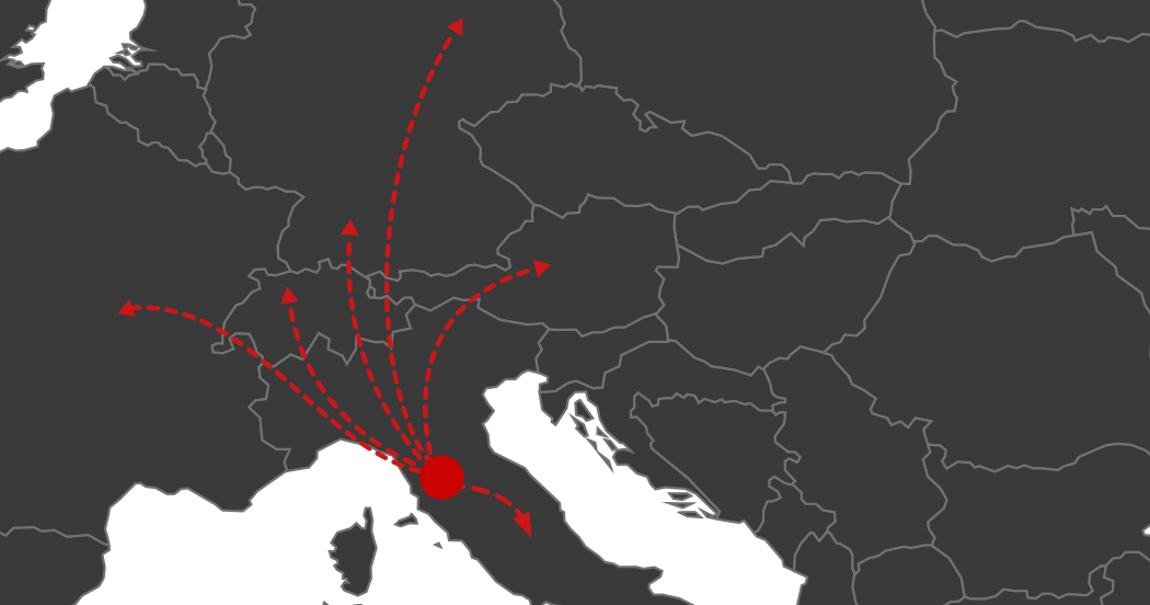 Siamo specializzati inoltre in precise aree geografiche europee, quali la Svizzera, l’Austria, la Francia la Germania